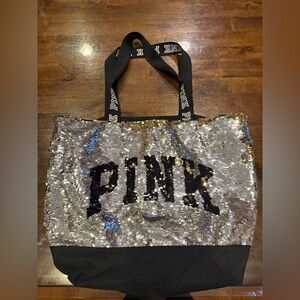 PINK Victorias Secret Sequin Tote